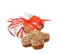 Battistero HANDWRAPPED Colomba Classica 900g - Traditional Italian Easter Cake, Hand Wrapped Dove-Shaped Sweet Bread with Candied Orange, Almonds & Pearl Sugar - Made in Italy