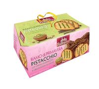 Battistero Pistachio Easter Cake 750g - Italian Ramo di Primavera Easter Log with Pistachio Cream (20%) & Cocoa Decoration | Naturally Leavened Luxury Cake, Made in Italy
