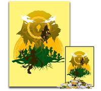 Battle at The Lifa Tree 1000 Piece Jigsaw Puzzle Wooden Jigsaw Adult Game Gift Family Interactive Game Brain Challenge Gift 1000 PCS(75x50cm)