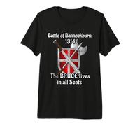 Battle Bannockburn 1314 King Bruce Sword Shield Scotland Premium T-Shirt