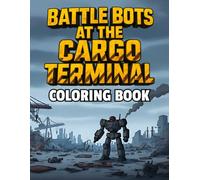 Battle Bots in the Cargo Terminal Coloring Book