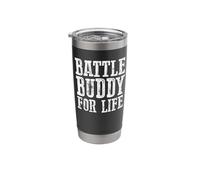 Battle Buddies for Life Proud Loyal Veteran Committed Stainless Steel Insulated Tumbler