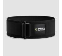 Battle Bunker Weightlifting Belt for Men and Women - Self-Locking Lifting Belt with 4” Core Support for Squats, Deadlifts, Olympic Lifting & CrossFit - Adjustable Gym Belt for Strength Training
