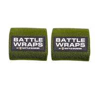 Battle Bunker Wraps Wrist Wraps- Premium Gym Wrist Straps for Maximum Support & Comfort During Lifting-Wrist Straps for Weightlifting to Boost Control & Stability-Built for Confidence & Power-OD Green