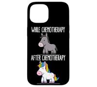 Battle Cancer Survivor Chemotherapy Unicorn Chemo Warrior Case for iPhone 15