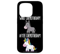 Battle Cancer Survivor Chemotherapy Unicorn Chemo Warrior Case for iPhone 15 Pro