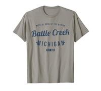 Battle Creek Michigan Retro Vintage Souvenir MI Battle Creek T-Shirt