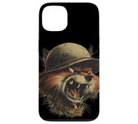 Battle Cry Fox in Military Look Costume Case for iPhone 13