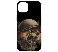 Battle Cry Fox in Military Look Costume Case for iPhone 14 Plus