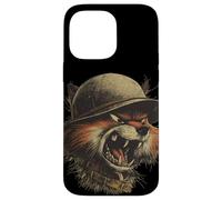 Battle Cry Fox in Military Look Costume Case for iPhone 14 Pro Max