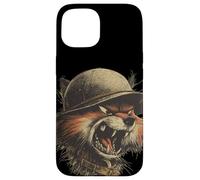 Battle Cry Fox in Military Look Costume Case for iPhone 15