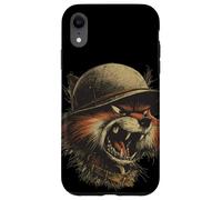 Battle Cry Fox in Military Look Costume Case for iPhone XR