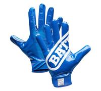Battle Double Threat Adult Football Gloves, Blue, Small