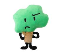 Battle for Dream Island Plushies Leaf/Green grass/Cake/Stone/Jelly Stuffed Throw Pillow Sofa Cushion Home Decor Collect for Fans (Type 31 20cm)
