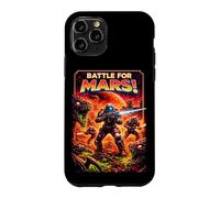 Battle For Mars Retro Sci Fi Space Monster Case for iPhone 11 Pro