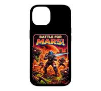 Battle For Mars Retro Sci Fi Space Monster Case for iPhone 14