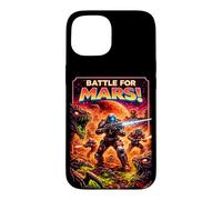Battle For Mars Retro Sci Fi Space Monster Case for iPhone 15