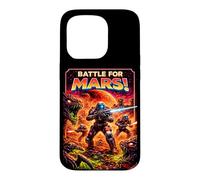 Battle For Mars Retro Sci Fi Space Monster Case for iPhone 15 Pro