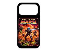 Battle For Mars Retro Sci Fi Space Monster Case for iPhone 17 Pro Max