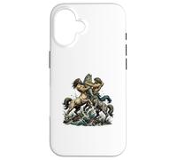 Battle for the Catch Mythical Fishing Case for iPhone 16