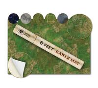 Battle Game Mat for DND - [48" x 72"] Wargaming Tabletop Map - Gaming Board for Warhammer 40k, Dungeons and Dragons, Wargame RPG - Vinyl Gaming Grass Terrain