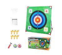 Battle Golf Game Set, 2 in 1 Golf Games Outdoor Play Equipment Practice Mat Educational Outdoor Toy Puttingmatte Pong Put Spiel Indoor for Living Sports Activities (1A)