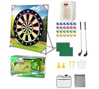 Battle Golf Game Set, Golf Practice Mats Golf Training Mat Indoor Outdoor for Kids Adults Family, Practice Mat, Wall For Living Sports Activities With Putting Practice Toy And Swing Training (Style-A)