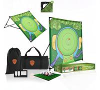Battle Golf Indoor Chipping Game - The Original Portable Battle Golf Chipping Game for Dad's and Junior Golfers (Standard Indoor Set Without Club)