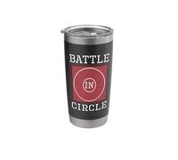 Battle in Circle Training Fight Wrestler Catch Wrestling Stainless Steel Insulated Tumbler