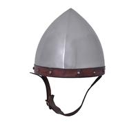 Battle-Merchant Archers Helmet, 1.6 mm Steel with Leather Inlet Re-Enactment