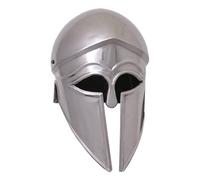 Battle-Merchant Italo Corinthian Helmet, Steel, with Leather Inlay - Greek - Gladiator Helmet