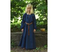 Battle-Merchant Kids Medieval Dress Ana, Blue