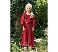 Battle-Merchant Kids Medieval Dress Ana, Red