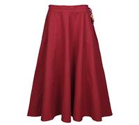 Battle-Merchant Lucia - Girl’s Medieval Skirt - Viking/Medieval Costume for Children - Cotton - red - 4-5 Years