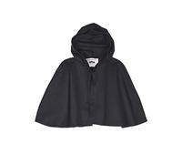 Battle-Merchant Markus - Large Medieval Cowl For Men and Women - LARP Viking Costume - Black - Onesize
