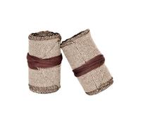 Battle-Merchant Medieval Calf Wrap for Men and Women, Pair with Herringbone Pattern for Medieval Trousers or Viking Trousers, Cotton, Leg Wrap, Viking, LARP