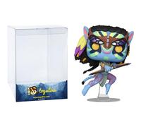 Battle Neytiri: P o p ! Movies Vinyl Figurine Bundle with 1 Compatible Graphic Protector (1323-65643 - B)
