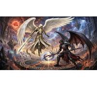 Battle of Angels And Demon 1000 Piece Jigsaw Puzzle,Premium Cardboard,Whimsical Challenge,Adults & Kids 14+,Home Wall Decor,Gift Idea,Educational Toy,Stress Relief 52x38cm