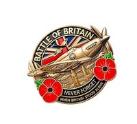 Battle of Britain Commemorative Badge, Lapel Pin Badge, 1940-2024 Battle of Britain Pins, Memorial Britain Badge, Emblem Brooch Metal Lapel Pin, Metal England Pin Badge, Collection Badge for Women Men