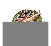 Battle of Britain Commemorative Badge | Metal Emblem Brooch Lapel Pin for England - England's Commemorative Anniversaries Keepsake, Never Forget Anniversaries Badge Lapel