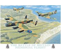 Battle of Britain Memorial Flight - Metal Wall Sign (3 sizes - Small/Large and Jumbo) (Large 30cm x 40cm)