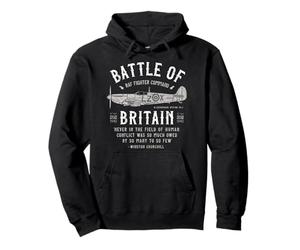 Battle of Britain WW2 - The Few - Winston Churchill Spitfire Pullover Hoodie