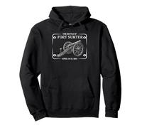 Battle of Fort Sumter Civil War April 1861 History Timeline Pullover Hoodie