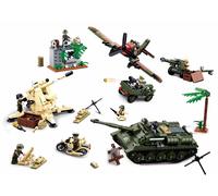 Battle of Kursk brick tank model - Sluban M38-B0697 - 998 bricks
