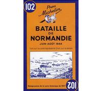 Battle of Normandy - Michelin Historical Map 102 : Map
