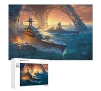 Battle of Paris Naval Clash Under the Eiffel Jigsaw Puzzle, 1000 Piece