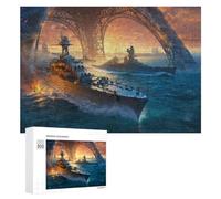 Battle of Paris Naval Clash Under the Eiffel Jigsaw Puzzle, 300 Piece