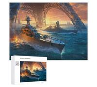 Battle of Paris Naval Clash Under the Eiffel Jigsaw Puzzle, 500 Piece