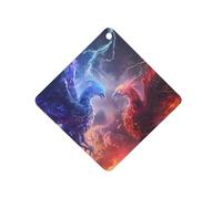 Battle of Phoenixess Cool Thundering Car Air Freshener Hanging Aromatherapy Tablets Car Accessories Rearview Mirror Pendant Decor