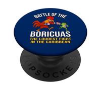 Battle of the Boricuas - Pollo vs Coqui Frog PopSockets Adhesive PopGrip